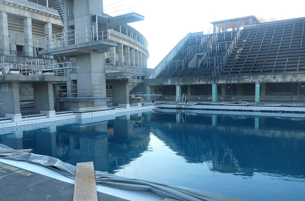 OlympiaSchwimmstadion Berlin Ingenieurbüro Gansloser